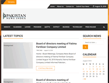 Tablet Screenshot of pakistannewsindex.com